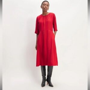 Everlane Red Midi Dress